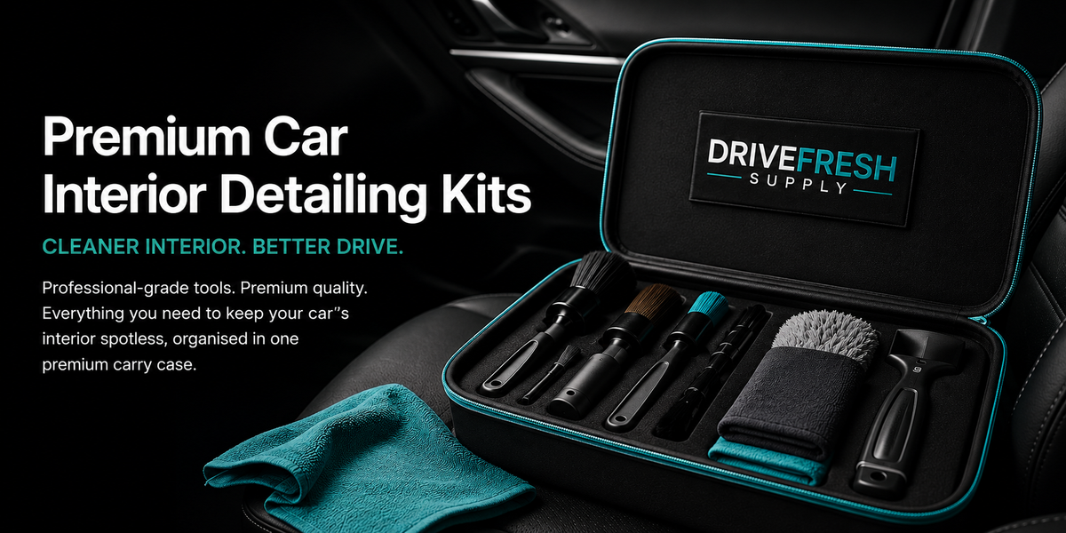 DriveFresh Premium Car Interior Detailing Kit